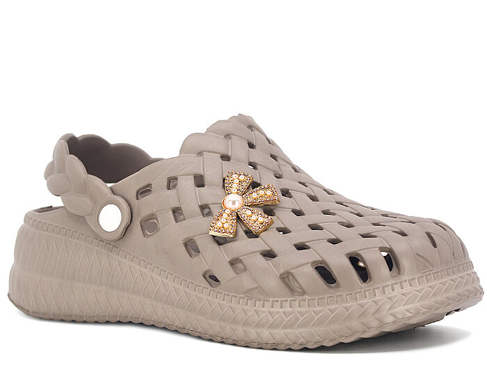 Calx Zenne EZ1430 Döngülü Eva Kutulu Cross Terlik Vizon - 1