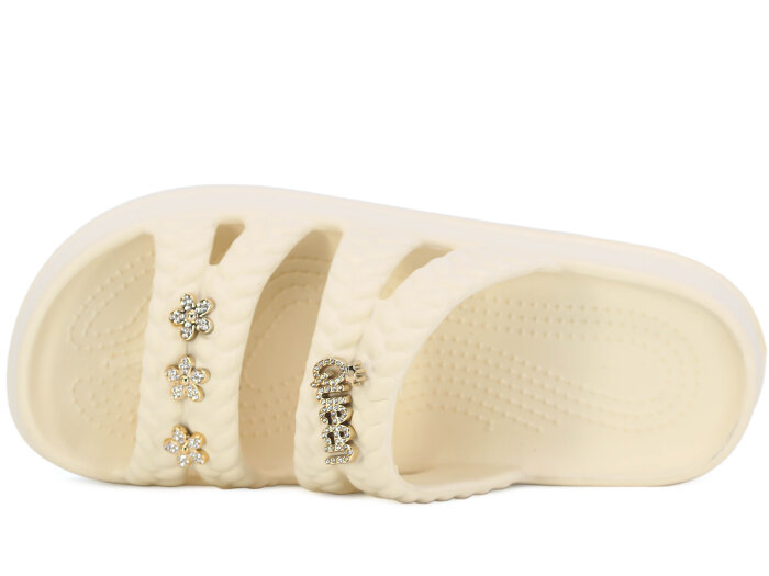 Calx Zenne EZ1440 Taşlı Lux Eva Terlik Blond - Calx (1)