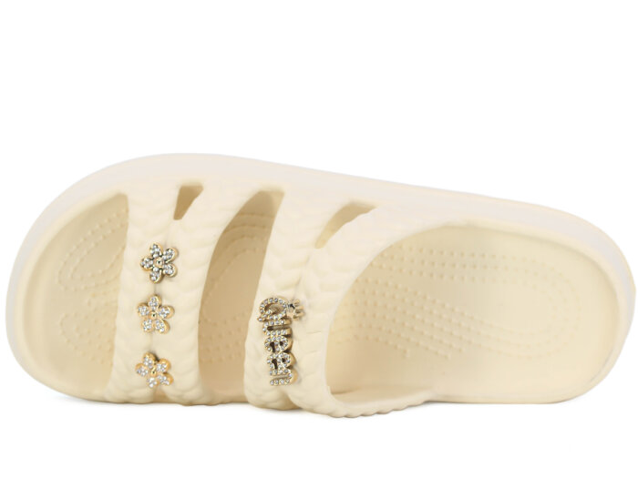 Calx Zenne EZ1440 Taşlı Lux Eva Terlik Blond - 2