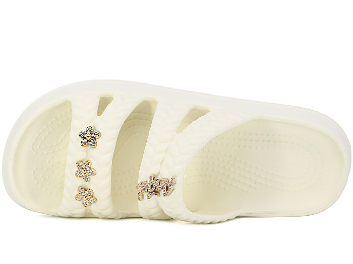 Calx Zenne EZ1440 Taşlı Lux Eva Terlik Krem - 2