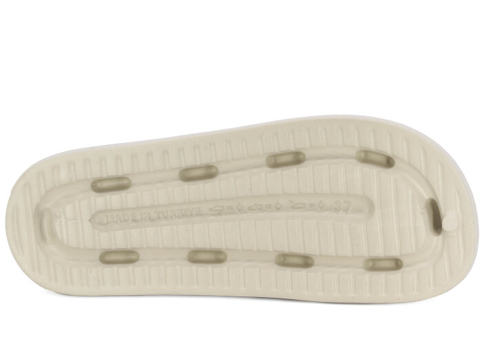 Calx Zenne EZ1440 Taşlı Lux Eva Terlik Kum Beji - 3