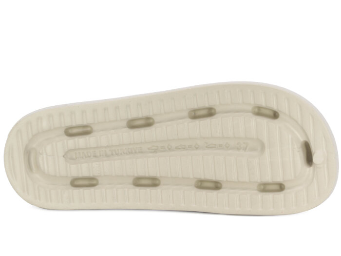 Calx Zenne EZ1440 Taşlı Lux Eva Terlik Kum Beji - 3