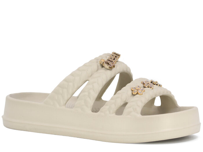 Calx Zenne EZ1440 Taşlı Lux Eva Terlik Kum Beji - Calx