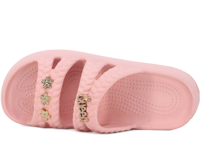 Calx Zenne EZ1440 Taşlı Lux Eva Terlik Pudra - Calx (1)