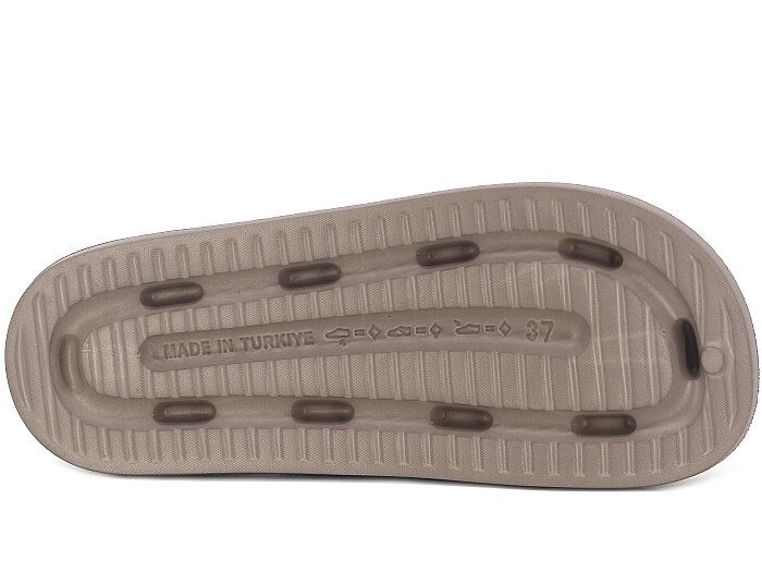 Calx Zenne EZ1440 Taşlı Lux Eva Terlik Vizon - 3