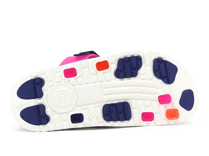 Calx Zenne Z310 Lux Parmak Arası Terlik Lacivert - Beyaz - 3