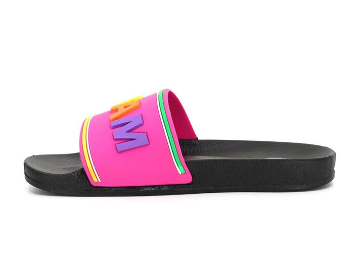 Calx Zenne ZK-01 Lux Kaydırmaz Terlik Siyah - Fuşya - Calx (1)