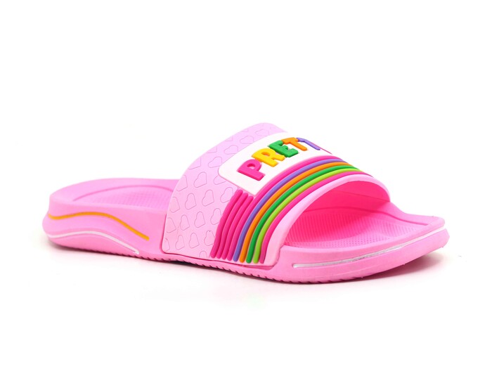 Calx Zenne ZK05 Lux Kaydırmaz Terlik Pembe - Calx