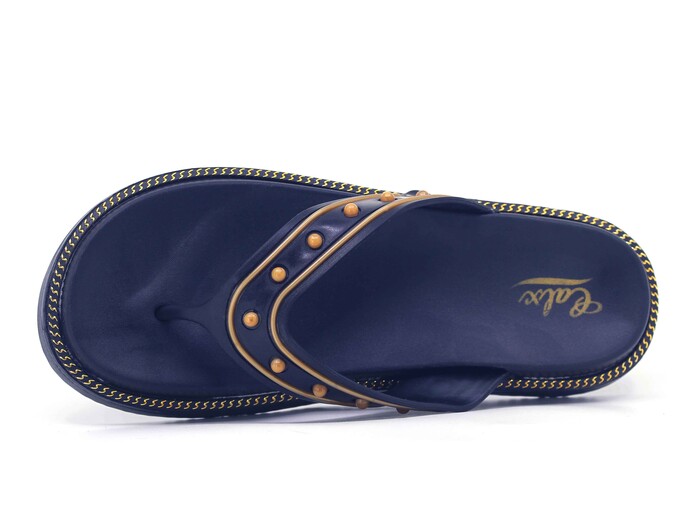 Calx Zenne Zt130 İncili Lux Parmak Arası Terlik Lacivert - Calx (1)