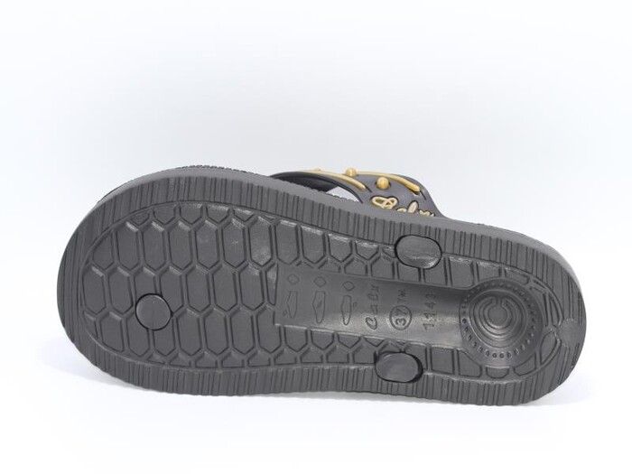 Calx Zenne Zt130 İncili Lux Parmak Arası Terlik Siyah - 3