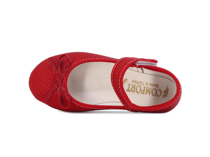 Can Patik 2026 Çocuk Babet Ayakkabı Kırmızı - Can (1)