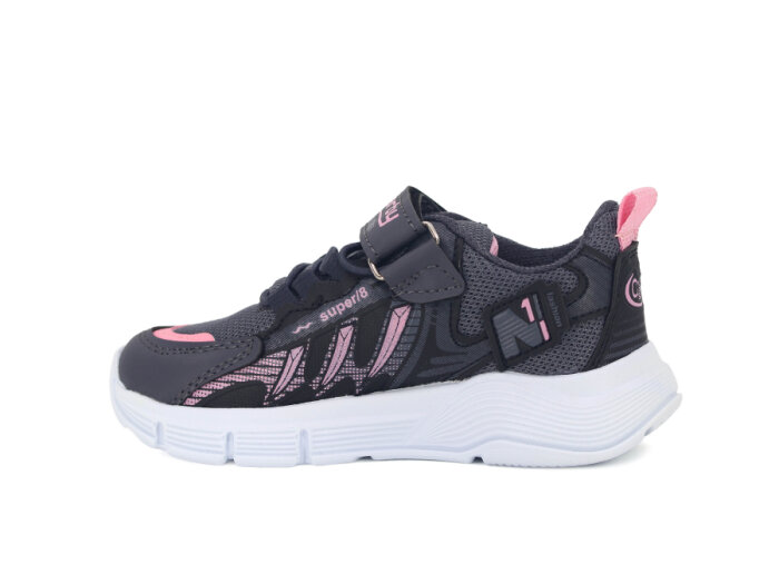 Carby Patik 136 Anorak Spor Ayakkabı Füme - Pembe - Siyah - 2