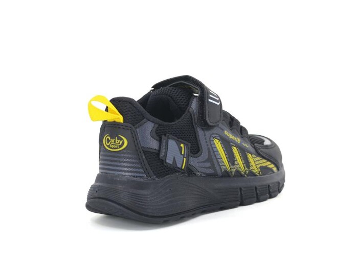 Carby Patik 136 Anorak Spor Ayakkabı Siyah - Buz - Füme - Sarı - Thumbnail