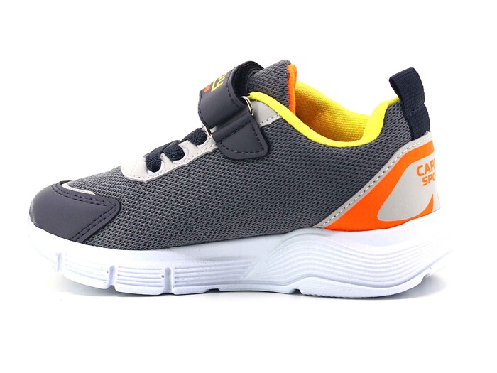 Carby Patik 138 Işıklı Anorak Spor Ayakkabı Füme - Buz - Turuncu - Sarı