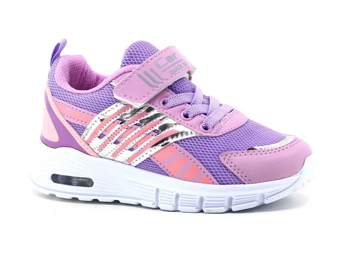 Carby Patik 138 Işıklı Anorak Spor Ayakkabı Lila - Pembe - Carby