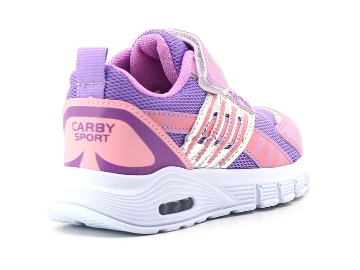 Carby Patik 138 Işıklı Anorak Spor Ayakkabı Lila - Pembe
