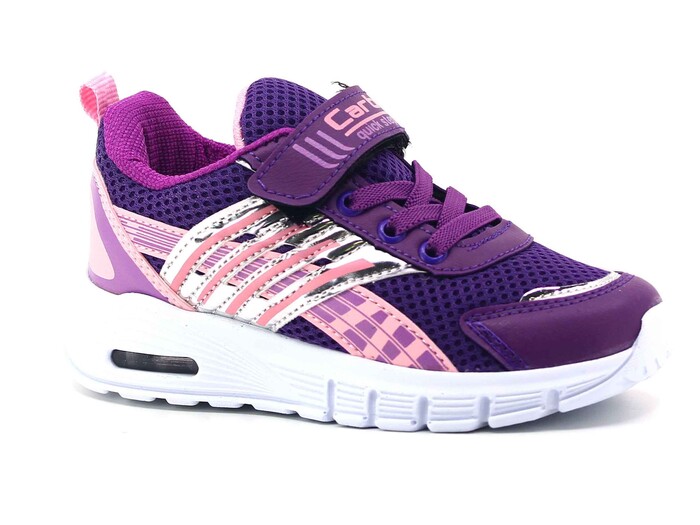 Carby Patik 138 Işıklı Anorak Spor Ayakkabı Mor - Pembe