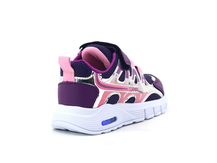 Carby Patik 139 Işıklı Anorak Spor Ayakkabı Mor - Pembe