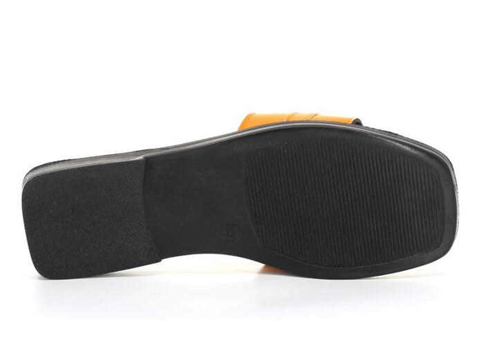 Cassy Zenne Smz23 Zincirli Kutulu Günlük Terlik Turuncu - 6