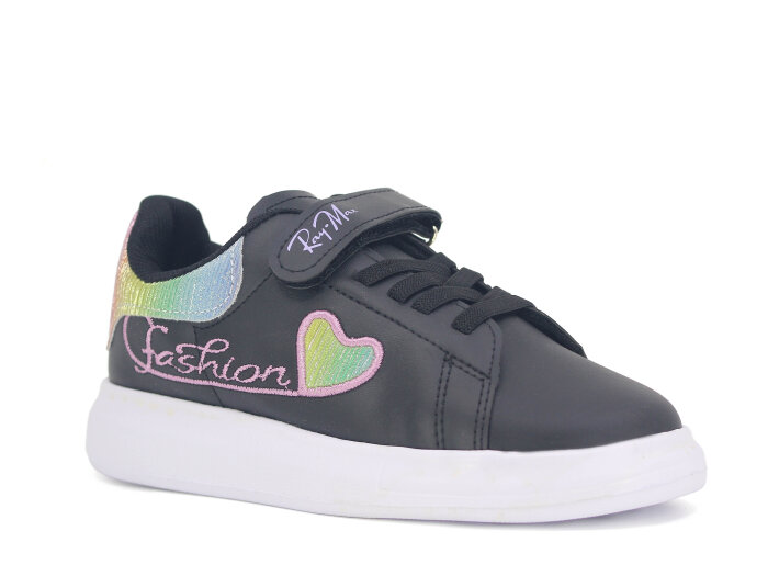 Cicimo Filet 011MQ Cilt Spor Ayakkabı Siyah - Lila - Cicimo