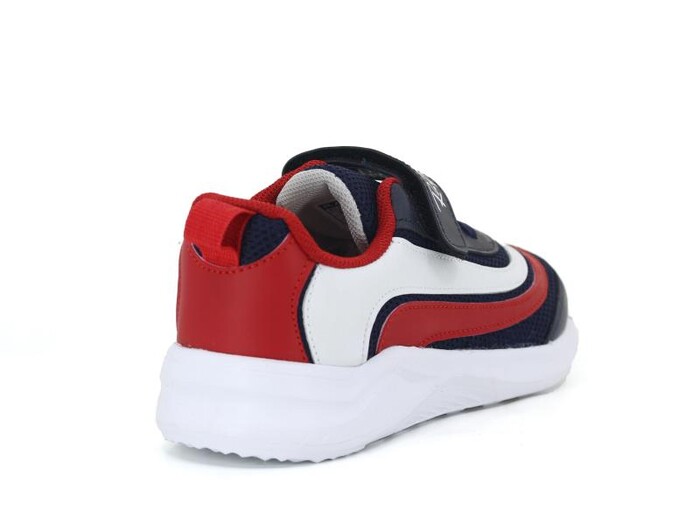 Cicimo Filet 013 Cırtlı Anorak Spor Ayakkabı Lacivert - Kırmızı - Thumbnail