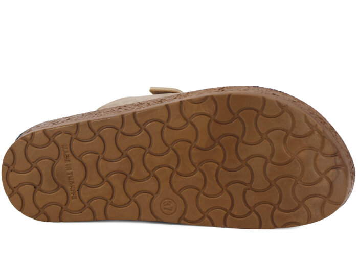 Çınar Zenne 3110 Poşetli Model Günlük Terlik Bej - 3