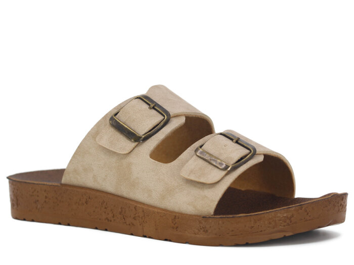 Çınar Zenne 3110 Poşetli Model Günlük Terlik Bej - 1