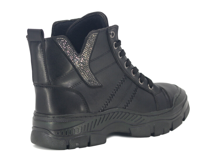 Çınar Zenne Y Model Uzun Bot Siyah - 3