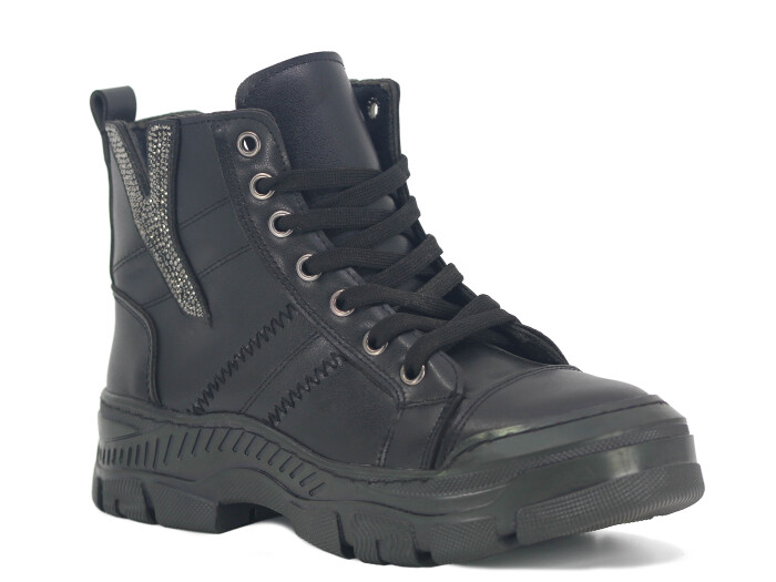 Çınar Zenne Y Model Uzun Bot Siyah - Çınar