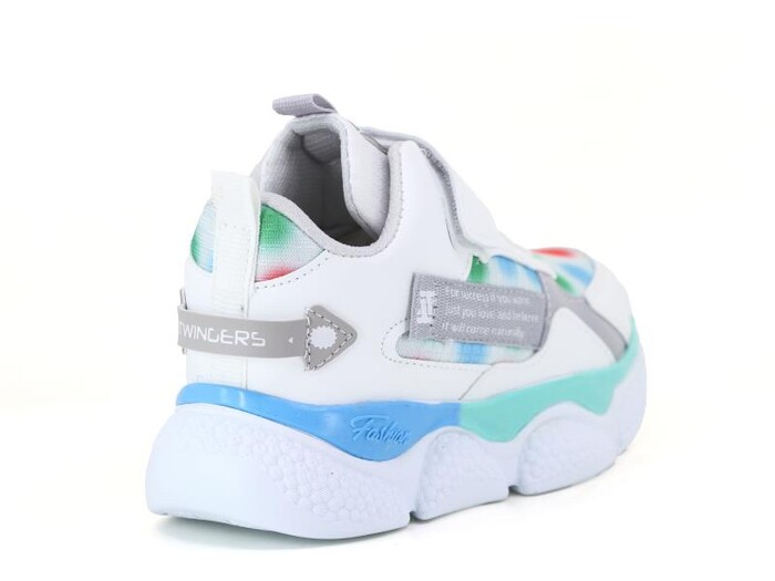 Comfyx Filet C27 Cilt Spor Ayakkabı Beyaz - Buz - Turkuaz - 3