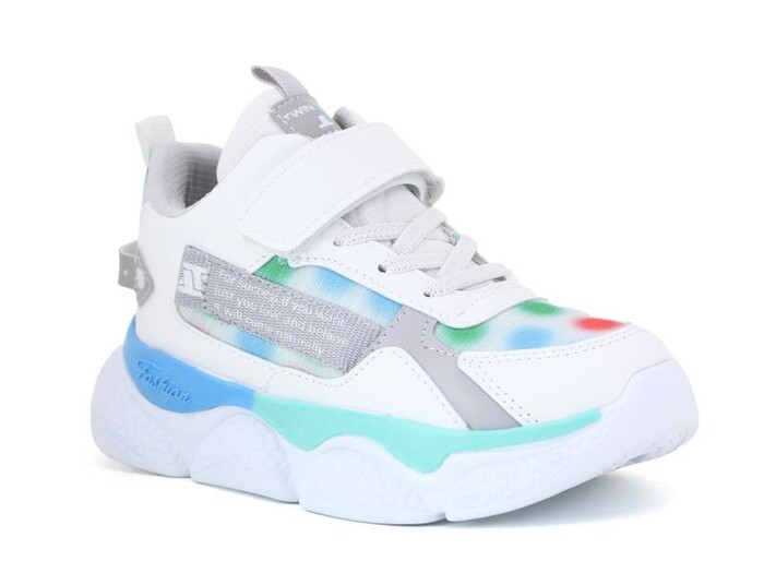 Comfyx Filet C27 Cilt Spor Ayakkabı Beyaz - Buz - Turkuaz - 1