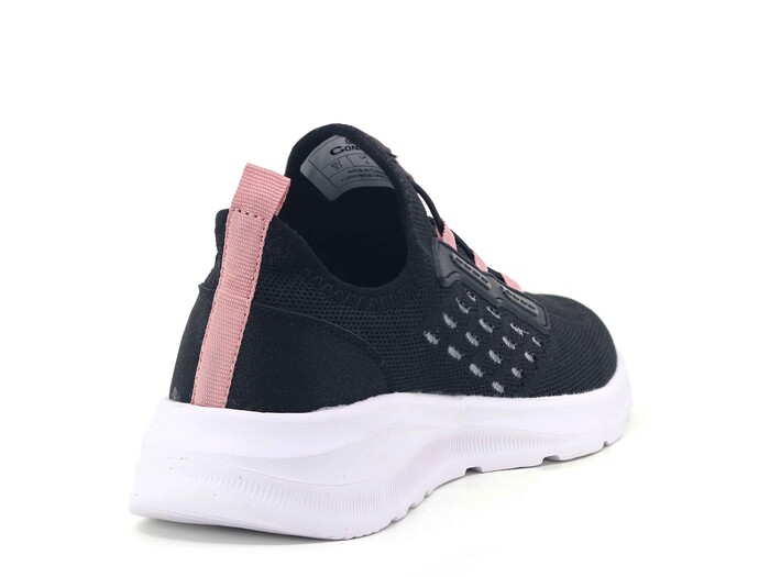Conpax Zenne 1272 Triko Spor Ayakkabı Siyah - Gül - 3