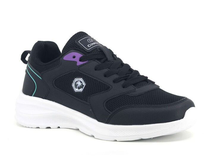 Conpax Zenne 5802 Anorak Spor Ayakkabı Siyah - Beyaz - Thumbnail