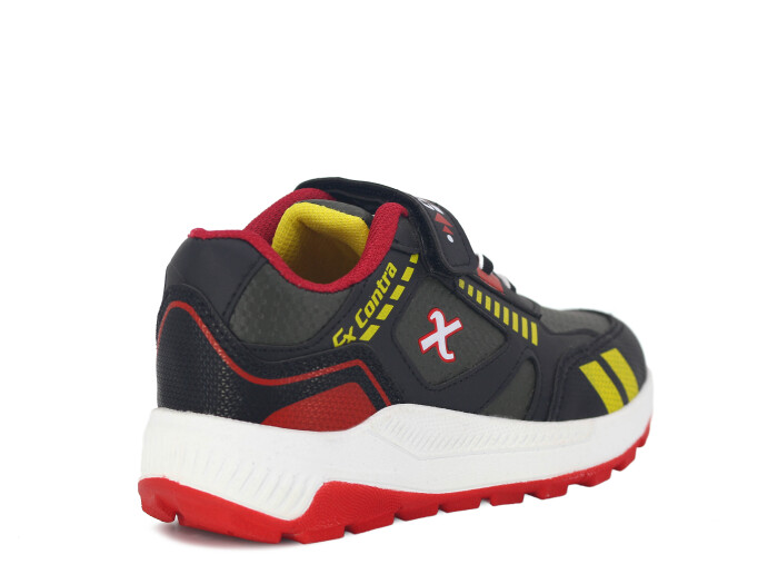 Contra Filet C91 Cilt Spor Ayakkabı Haki - Kırmızı - Sarı - 3