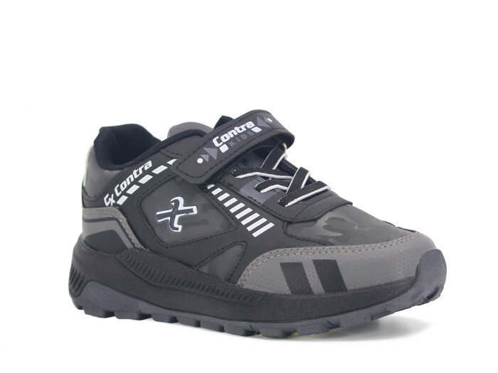 Contra Filet C91 Cilt Spor Ayakkabı Siyah - Füme - 1