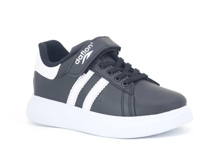 Daflon Filet 044 Cilt Spor Ayakkabı Siyah - Beyaz - Daflon