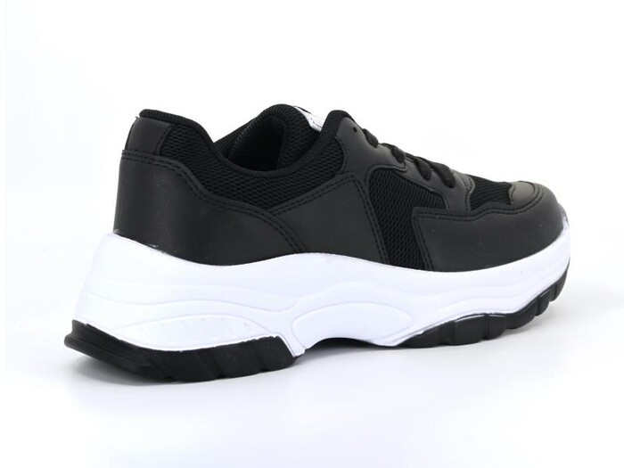 Darkstep Zenne 140 Anorak Spor Ayakkabı Siyah - Beyaz - Thumbnail
