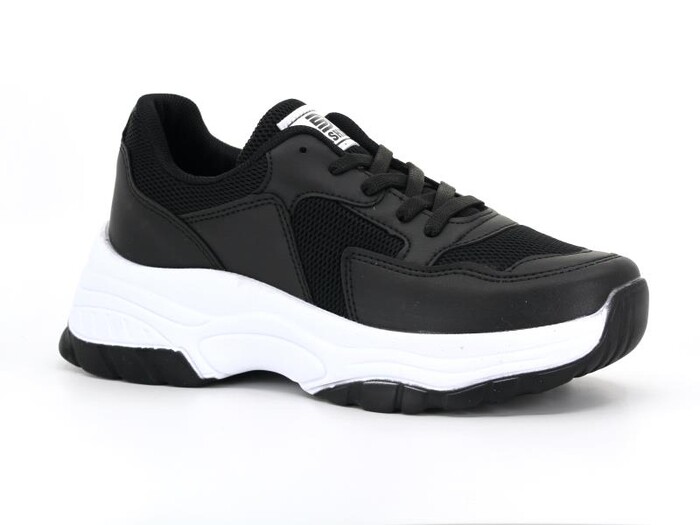 Darkstep Zenne 140 Anorak Spor Ayakkabı Siyah - Beyaz - Thumbnail