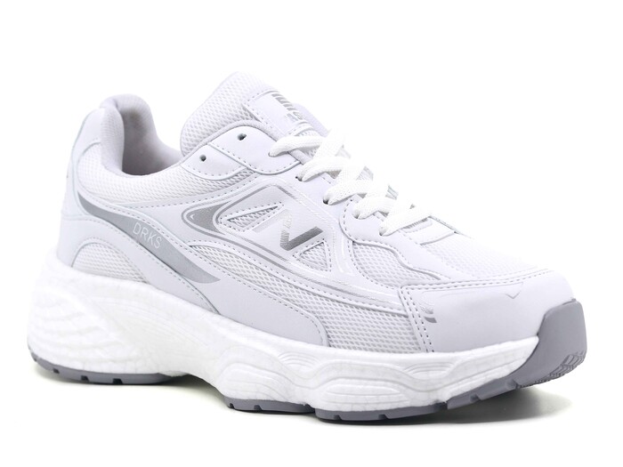 Darkstep Zenne 182 Anorak Spor Ayakkabı Beyaz - Gri - Darkstep