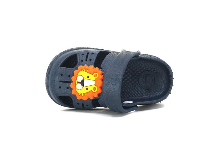 Daye Bebe BK01001 Hayvanlı Kaymaz Sandalet Lacivert - Daye (1)