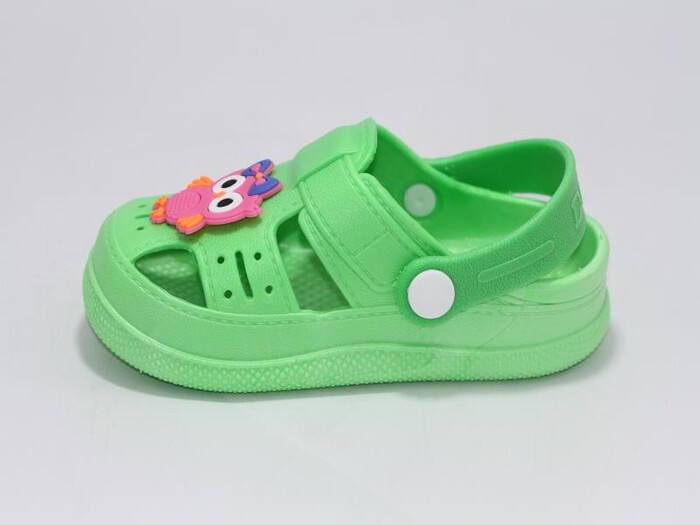 Daye Bebe BK01001 Hayvanlı Kaymaz Sandalet Yeşil - 3
