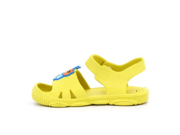 Daye Bebe BK05001 Hayvanlı Kaymaz Sandalet Sarı - Daye (1)