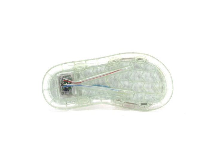 Daye Bebe BK05201 Işıklı Kaymaz Kutulu Sandalet Şeffaf Ayıcıklı - Thumbnail