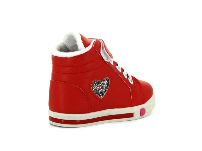 Daye Bebe K-427 Star Lastikli Kalpli Bot Kırmızı - 3