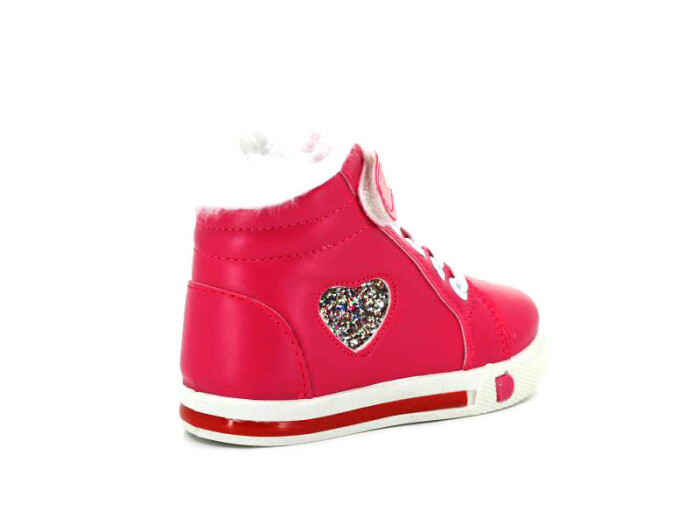 Daye Bebe K-427 Star Lastikli Kalpli Bot Fuşya - 3