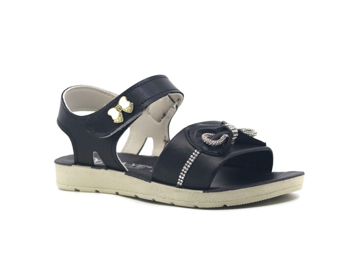 Daye Filet 6134 Kız Sandalet Siyah - 1