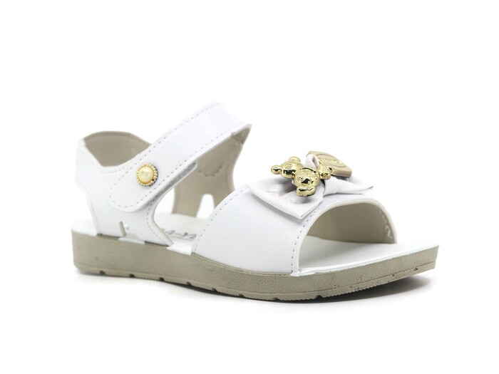 Daye Filet 6131 Kız Sandalet Beyaz - 1