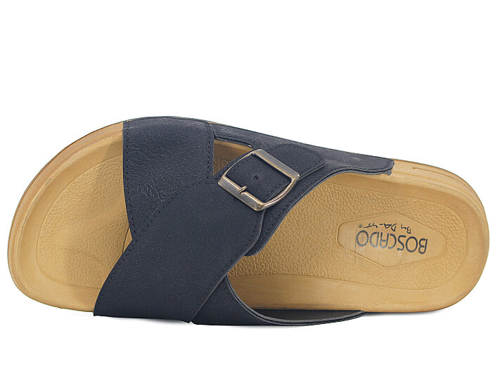 Daye Merdane B-6901 Çapraz Monta Kutulu Günlük Terlik Siyah - 2