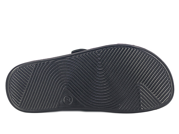 Daye Merdane B-6901 Çapraz Monta Kutulu Günlük Terlik Siyah - 3