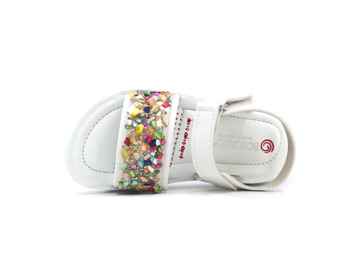 Daye Patik 6520 Kız Sandalet Beyaz - Daye (1)